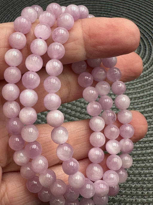 Kunzite 3-Row Crystal Bracelet/Necklace