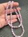 Kunzite 3-Row Crystal Bracelet/Necklace