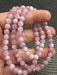 Kunzite 3-Row Crystal Bracelet/Necklace