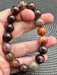 Garden Quartz Lodolite Crystal Bead Bracelet