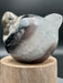Volcanic Agate Cat Head with UV reaction