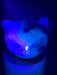 Volcanic Agate Cat Head with UV reaction