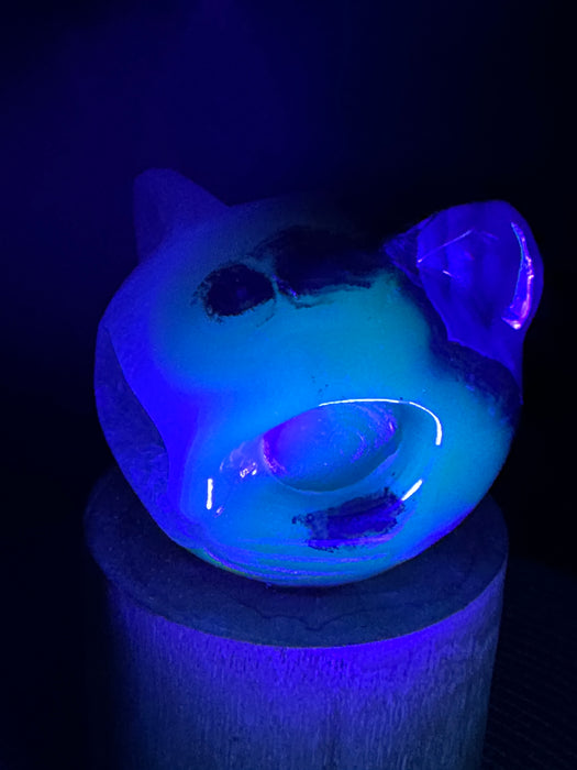Volcano Agate Cat Head