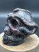 Garnet (Firework) and Astrophyllite Skull with Snake