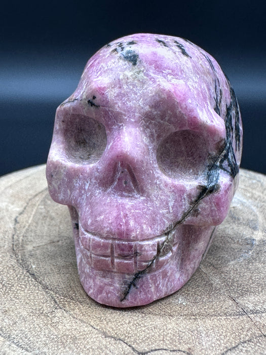 Rhodonite Crystal Skull