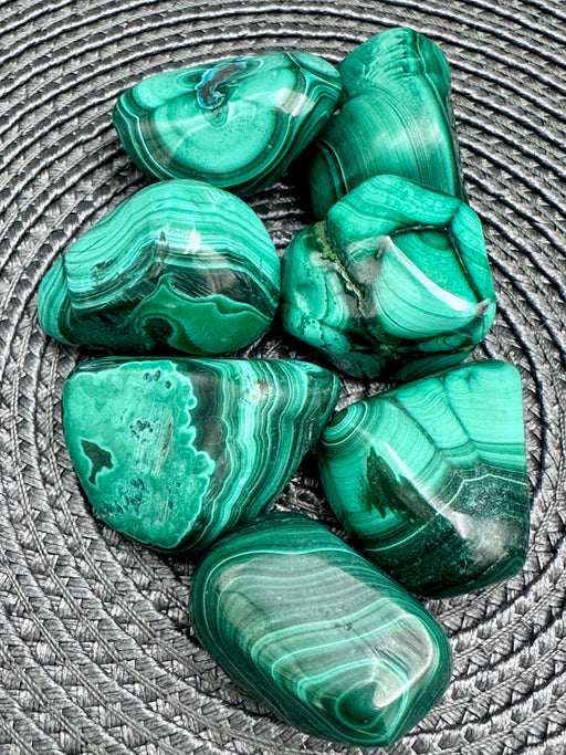 Malachite Tumbled Stones
