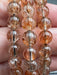 Rich Red/Copper Rutile Bead Bracelet 