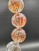 Stunning Red/Copper/Black Rutile Bead Bracelet