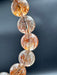 Stunning Red/Copper/Black Rutile Bead Bracelet