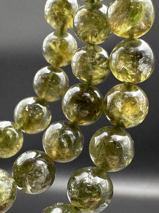 Green Mica bead bracelet