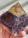 Amethyst Orgonite Pyramid Crystal