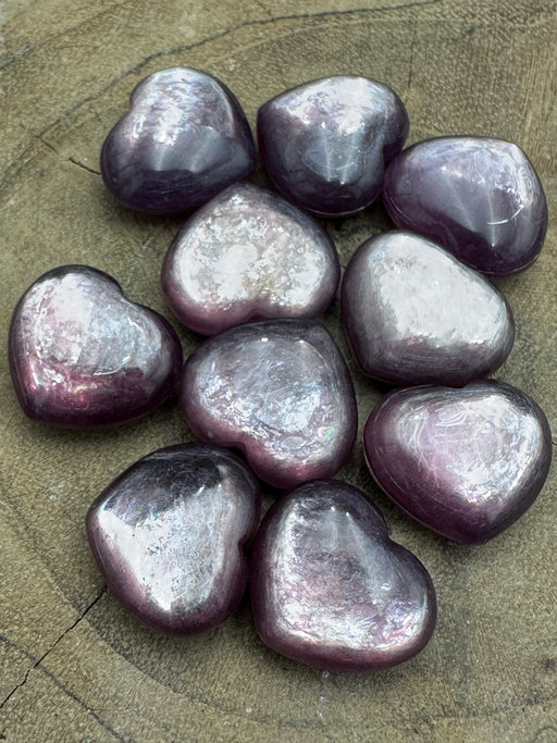 Gem Lepidolite Mini Heart
