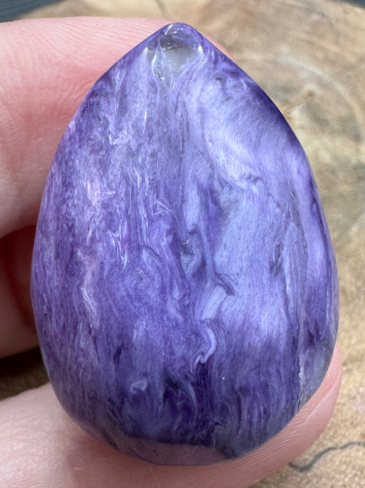 Charoite Crystal Teardrop