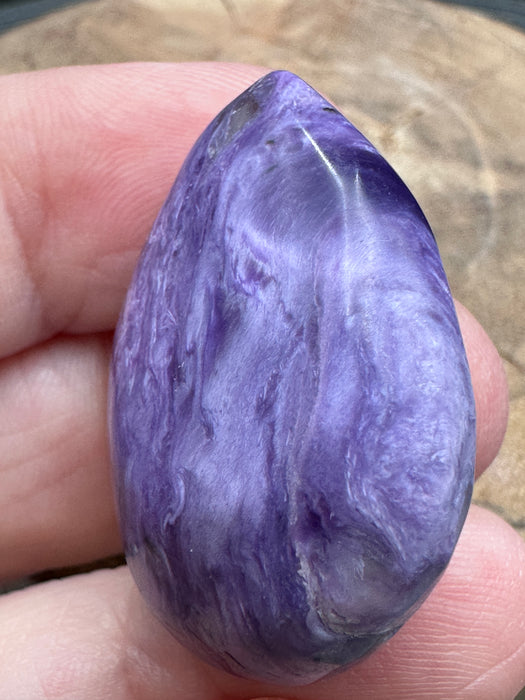 Charoite Crystal Teardrop
