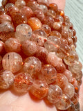 Gold Sunstone Crystal Bead Bracelet