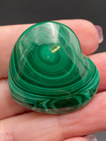 Malachite Crystal Heart