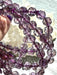 Amethyst Crystal Faceted Bead Bracelet