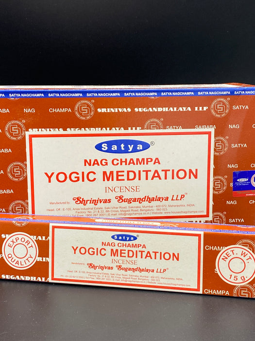 Satya Yogic Meditation Incense Sticks