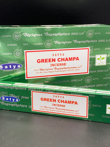 Satya Green Champa Incense Sticks