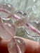 Pink Phantom Ghost Crystal Bead Bracelet