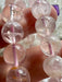 Pink Phantom Ghost Crystal Bead Bracelet
