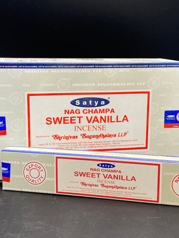 Satya Sweet Vanilla Incense Sticks