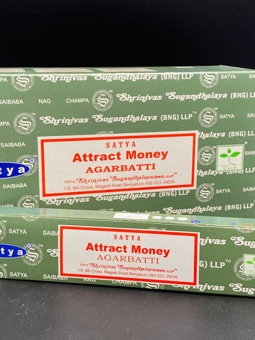 Attract Money Satya Incense Sticks