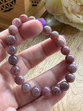 Purple Rose Quartz Bead Bracelet - Various Sizes