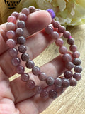 Purple Rose Quartz Bead Bracelet - Various Sizes