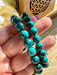 Chrysocolla Crystal Bead Bracelet