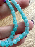 Amazonite Crystal Faceted Bead Bracelet