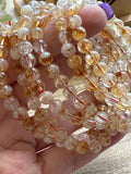 Citrine Crystal Bead Bracelet