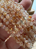 Citrine Crystal Bead Bracelet