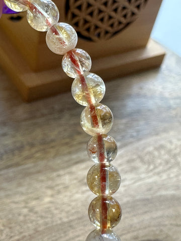 Citrine Bead Bracelet - Various Sizes - SPECIAL PRICE!