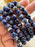 Sodalite Crystal Bead Bracelet