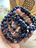 Sodalite Crystal Bead Bracelet