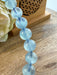 Aquamarine Crystal Bead Bracelet