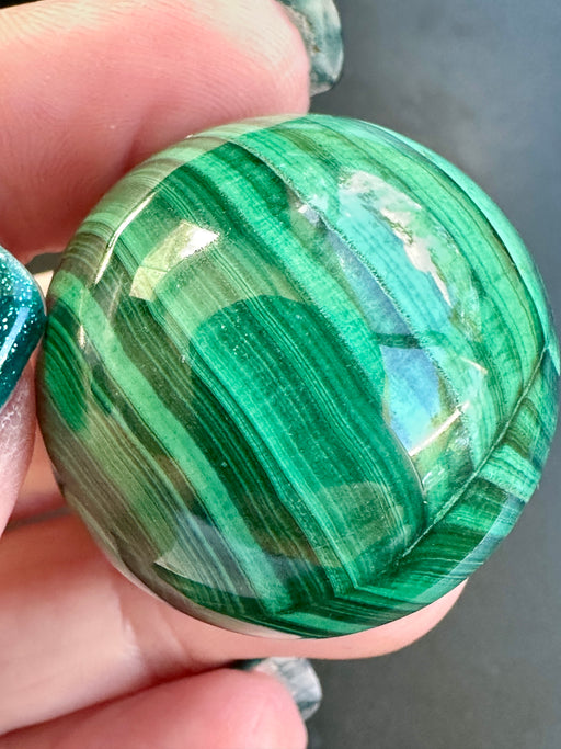 Malachite Crystal Sphere