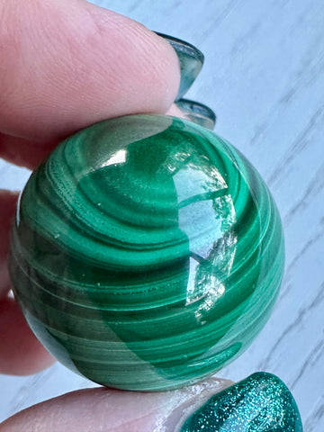 Malachite Crystal Sphere