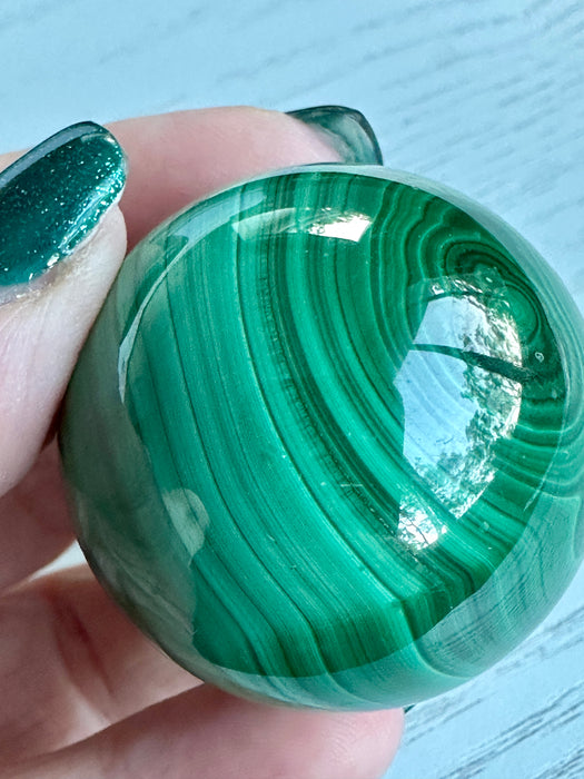 Malachite Crystal Sphere