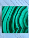 Malachite Crystal Cube
