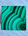 Malachite Crystal Cube