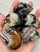 Black Banded Agate Skulls Crystal