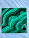 Malachite Crystal Cube