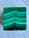 Malachite Crystal Cube