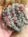 Moss Agate Crystal Bead Bracelet