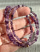 Amethyst Bead 3-Row Bracelet