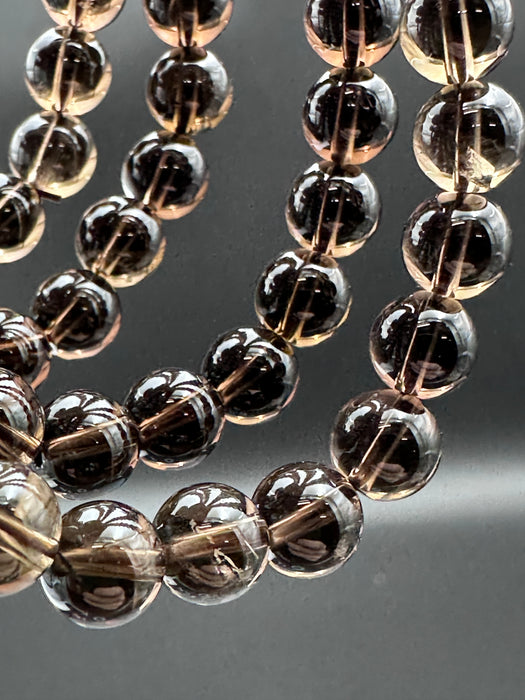 Smoky Quartz Bead Bracelet