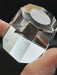 High Quality Elevated Octagonal Glass Sphere Stand with bevelled edges