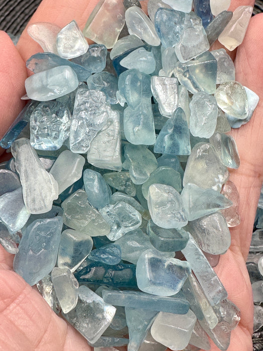 Aquamarine Crystal Chips